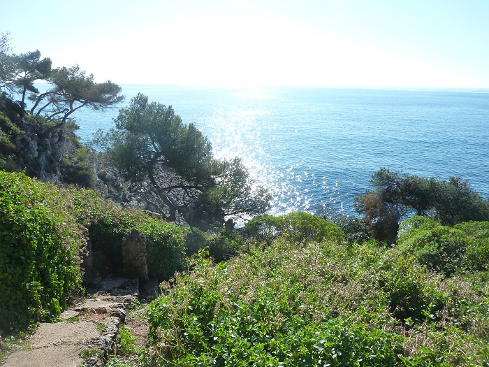 Randonnee Cap Martin le sentier